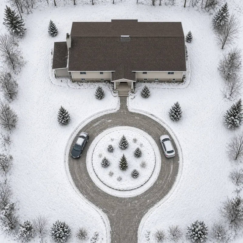 Circular driveway